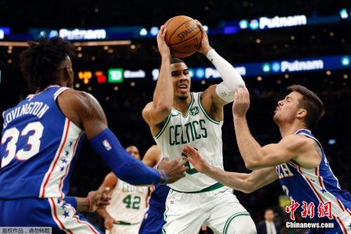  塔图姆高效表现率队取胜凯尔特人轻取魔术获六连胜  